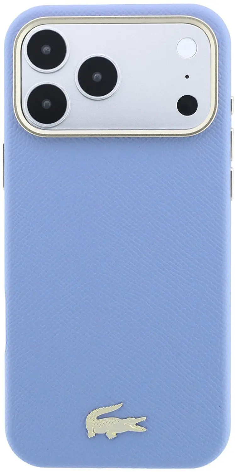 Lacoste Champs Elysees Hoesje MagSafe - iPhone 18/17 Pro Max - Lichtblauw - afbeelding 3 van 6