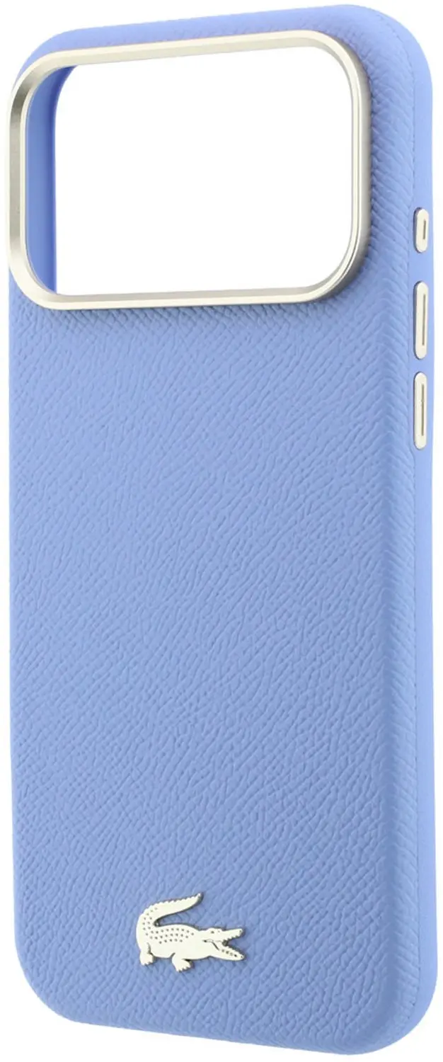 Lacoste Champs Elysees Hoesje MagSafe - iPhone 18/17 Pro Max - Lichtblauw - afbeelding 6 van 6