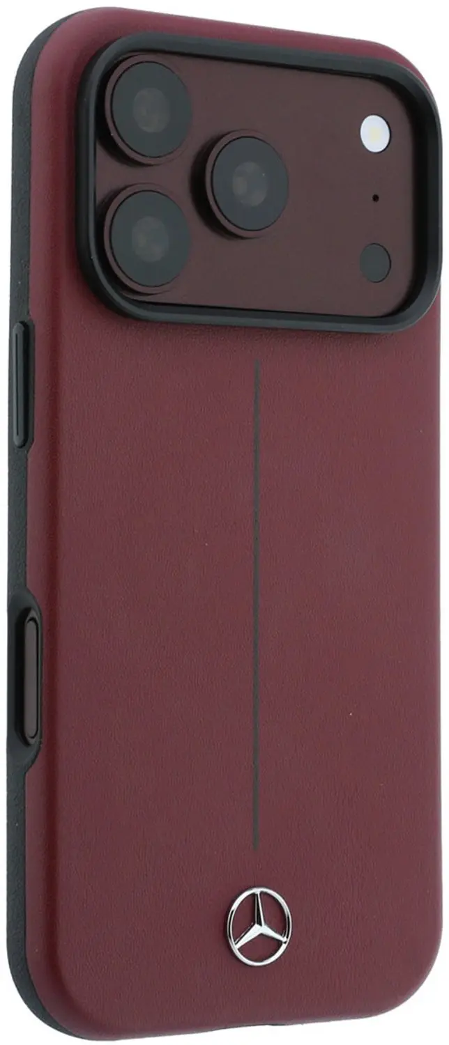Mercedes-Benz Iconic Line MagSafe Hoesje iPhone 18 Pro - Bordeauxrood - afbeelding 4 van 6