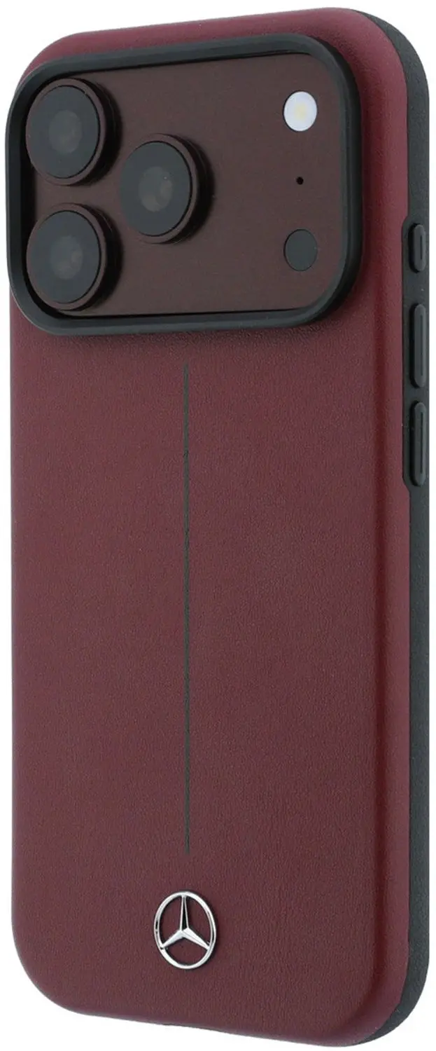 Mercedes-Benz Iconic Line MagSafe Hoesje iPhone 18 Pro - Bordeauxrood - afbeelding 2 van 6