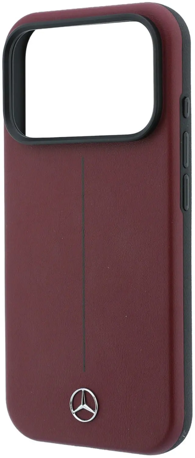 Mercedes-Benz Iconic Line MagSafe Hoesje iPhone 18 Pro - Bordeauxrood - afbeelding 6 van 6