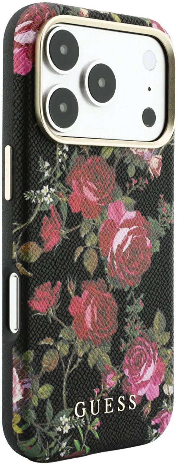 Guess Backcover Hoesje iPhone 18 Pro - MagSafe - Zwart - afbeelding 3 van 6