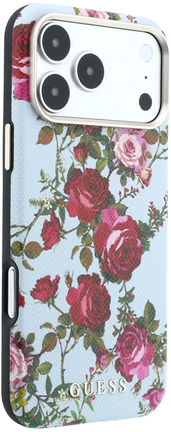 Guess Backcover Hoesje iPhone 18 Pro - MagSafe - Lichtblauw - afbeelding 3 van 6