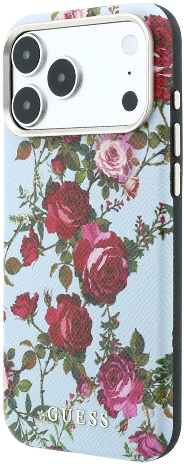 Guess Backcover Hoesje iPhone 18 Pro - MagSafe - Lichtblauw - afbeelding 2 van 6