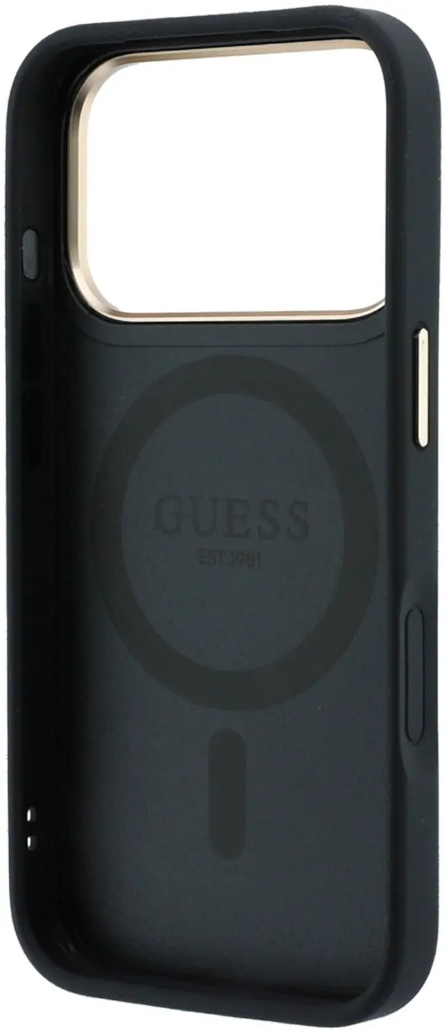 Guess iPhone 18 Pro Telefoonhoesje - MagSafe - Zwart - afbeelding 5 van 6