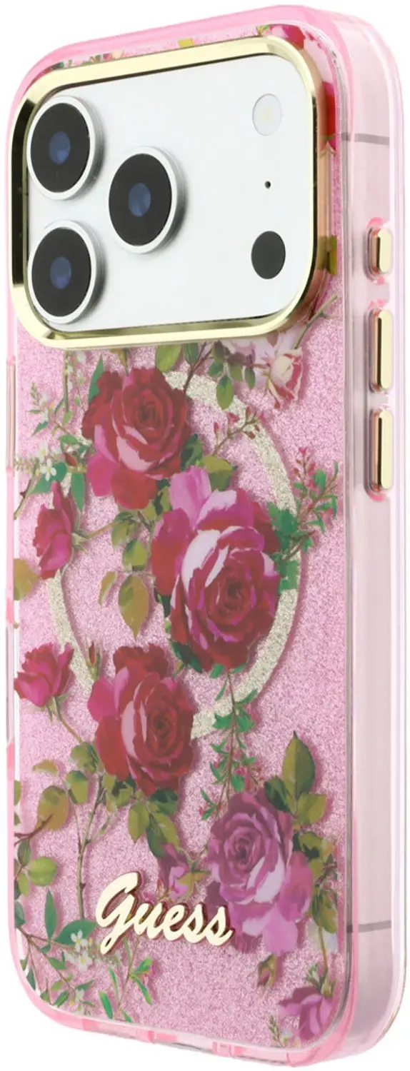 Guess Backcover Hoesje iPhone 17/18 Pro Max - MagSafe - Roze - afbeelding 3 van 6