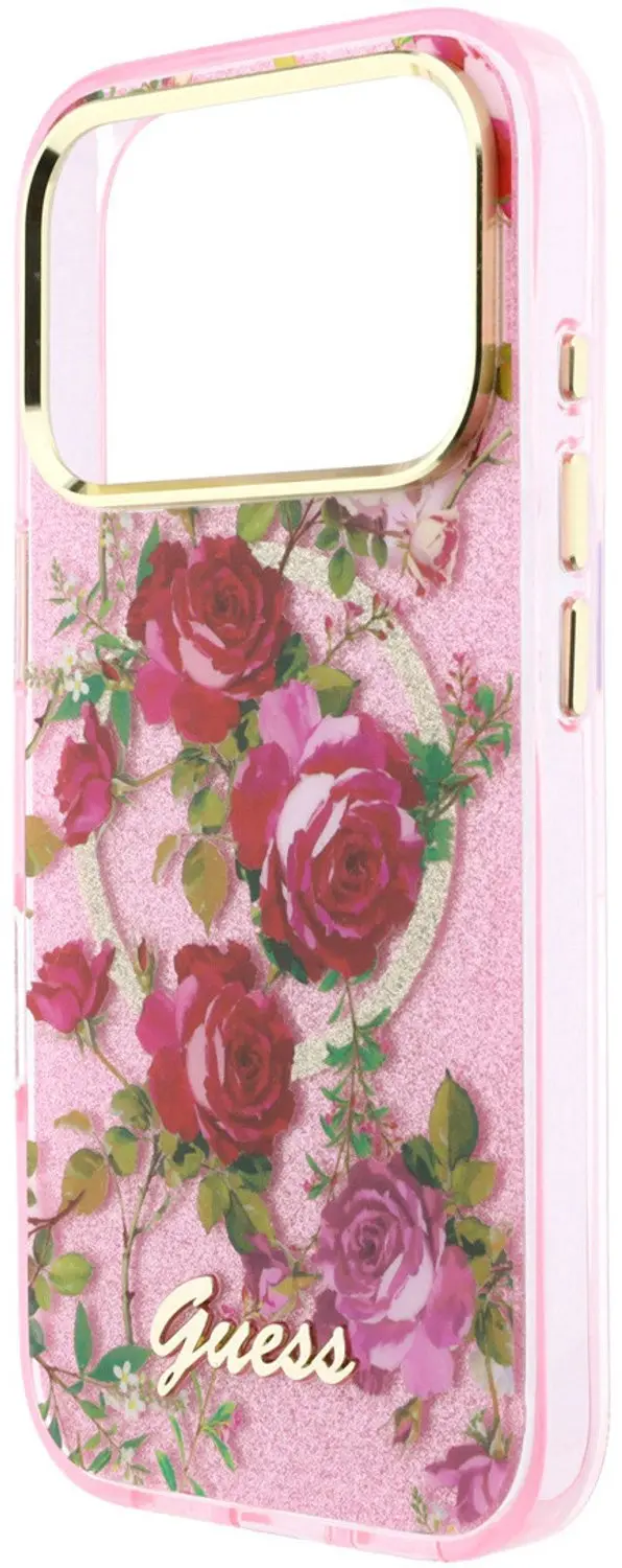 Guess Backcover Hoesje iPhone 17/18 Pro Max - MagSafe - Roze - afbeelding 5 van 6