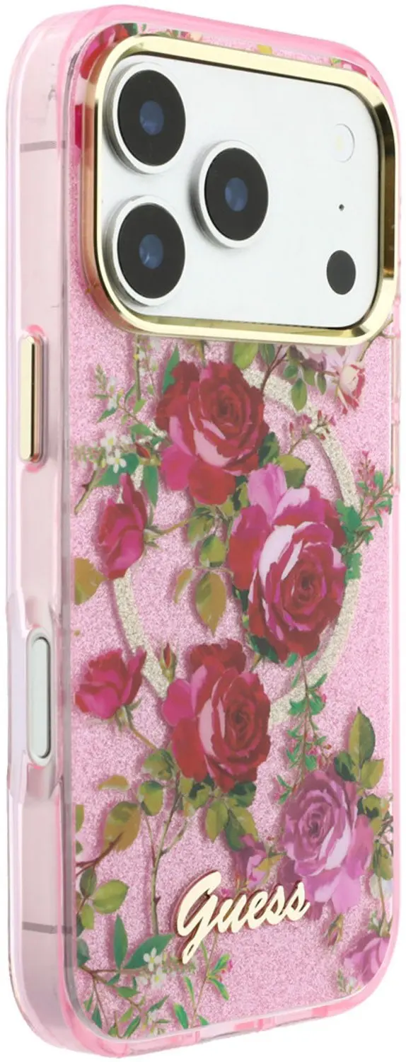 Guess Backcover Hoesje iPhone 17/18 Pro Max - MagSafe - Roze - afbeelding 4 van 6