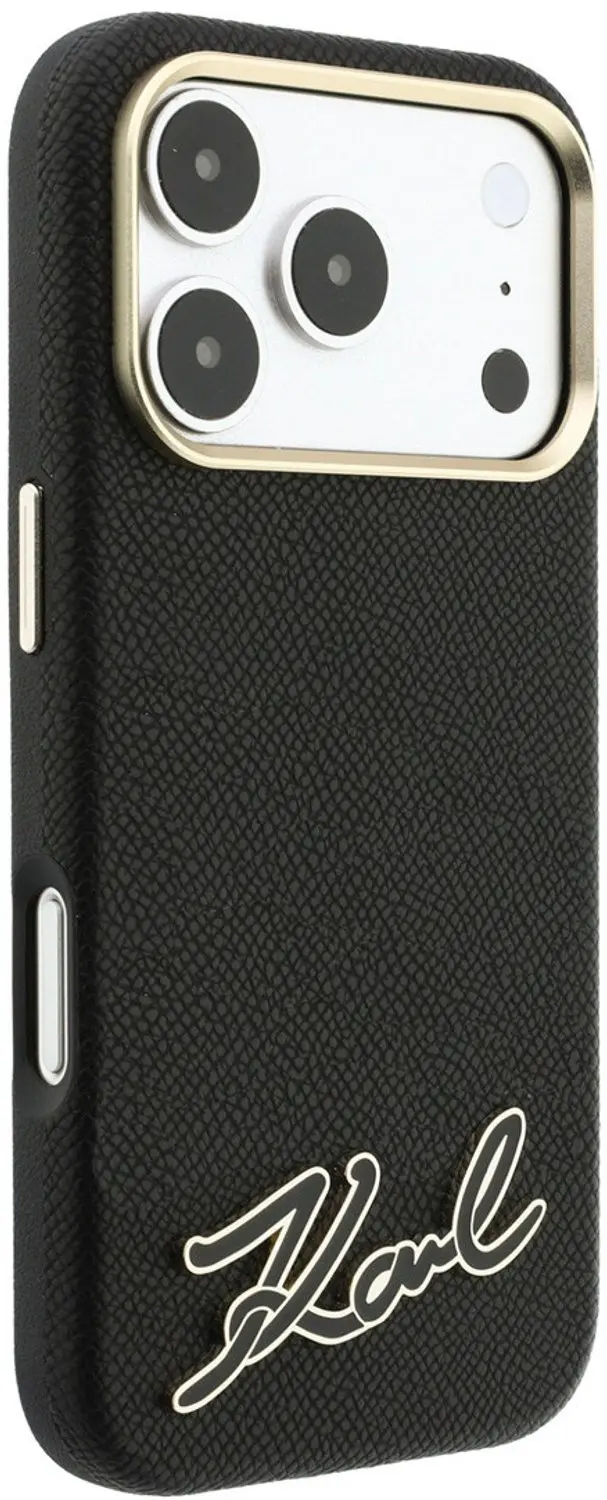 Karl Lagerfeld iPhone 18 Pro Max Hoesje - Zwart - afbeelding 4 van 6
