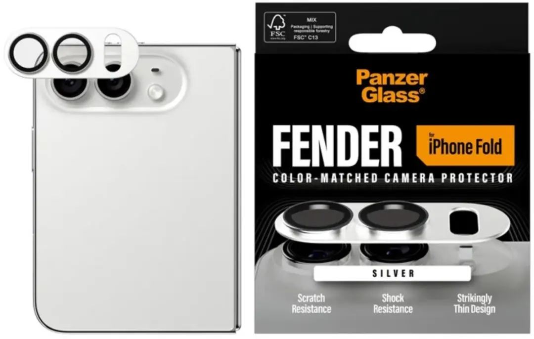 PanzerGlass PG29718 Camera Lens Protector - iPhone Duo - Wit - afbeelding 3 van 6
