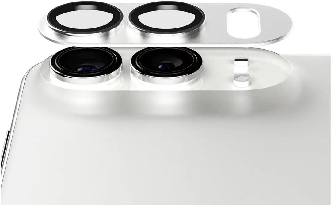 PanzerGlass PG29718 Camera Lens Protector - iPhone Duo - Wit - afbeelding 5 van 6