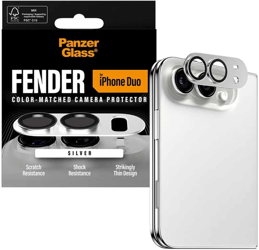 PanzerGlass PG29718 Camera Lens Protector - iPhone Duo - Wit - afbeelding 2 van 6