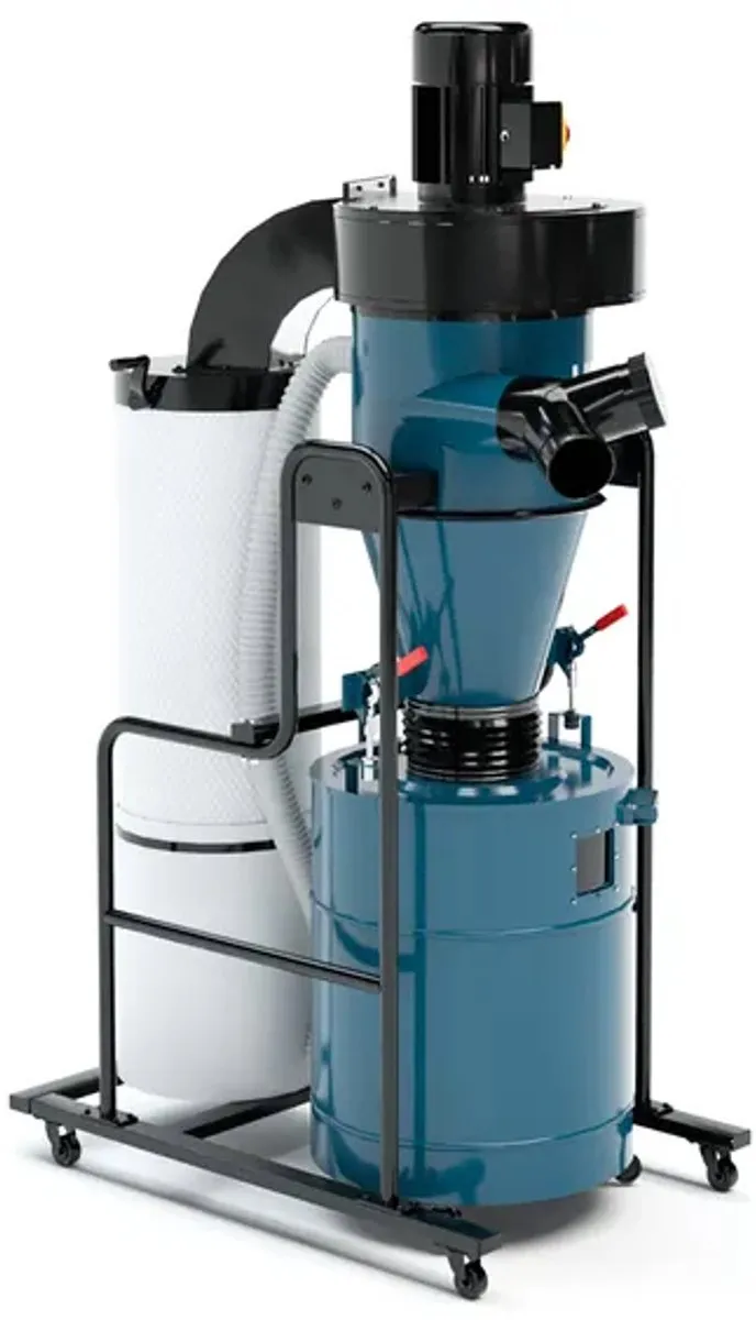 HBM Mobiele Stofafzuiginstallatie 2200 Watt (400 Volt)