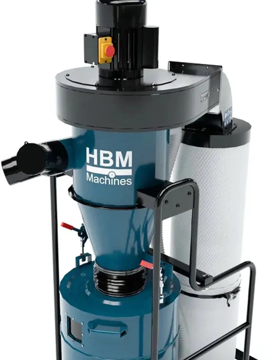 HBM Mobiele Stofafzuiginstallatie 2200 Watt (400 Volt)