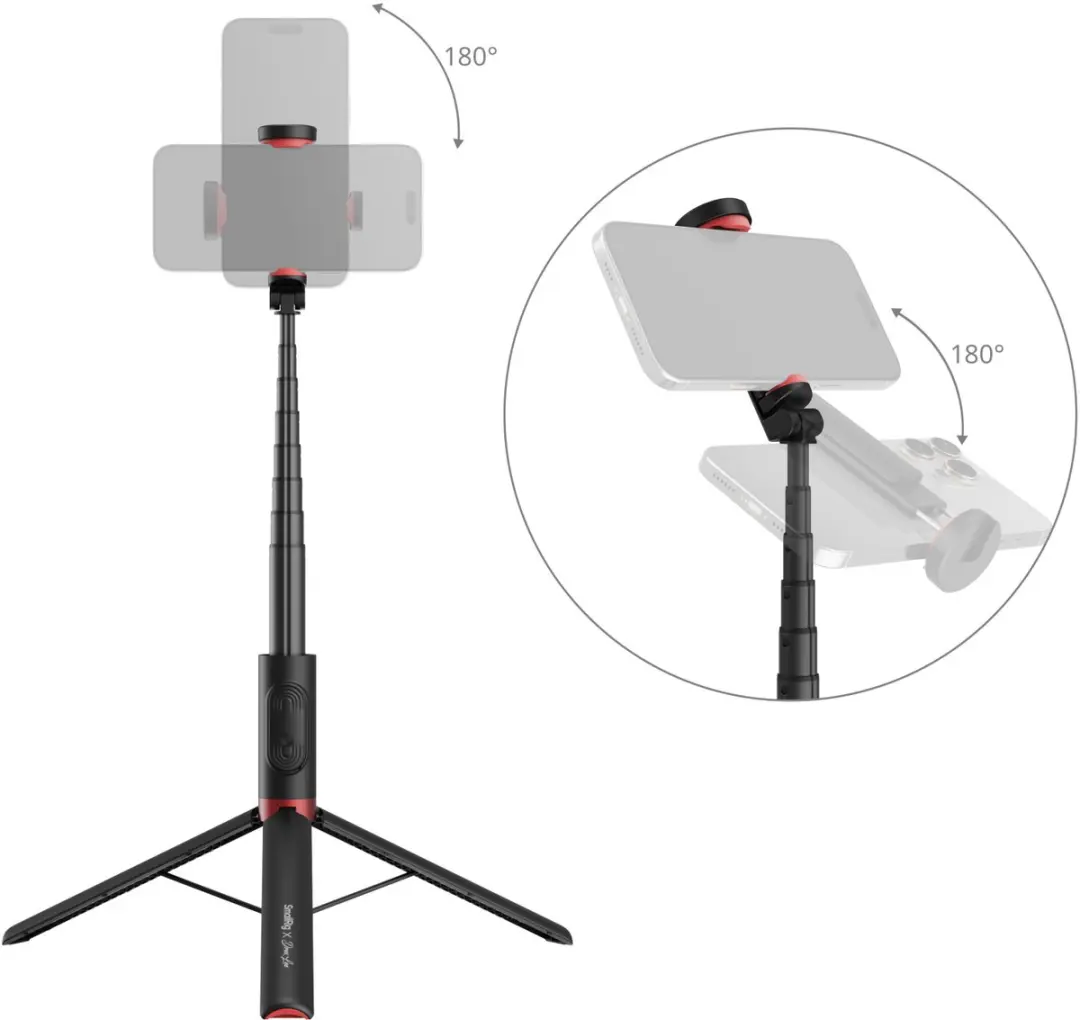 SmallRig ST30 Selfie Stick - Zwart - afbeelding 3 van 6
