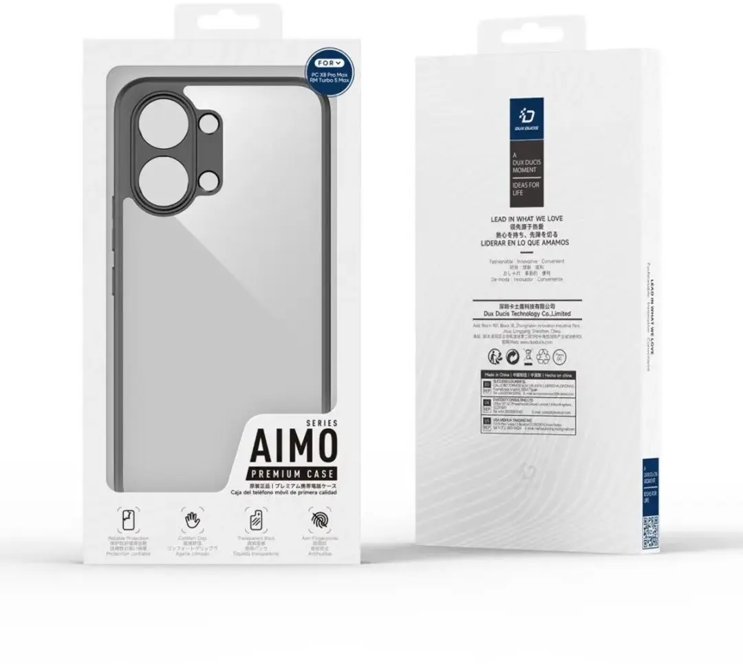 Dux Ducis Aimo Hoes Xiaomi Poco X8 Pro Max - Zwart - afbeelding 5 van 6