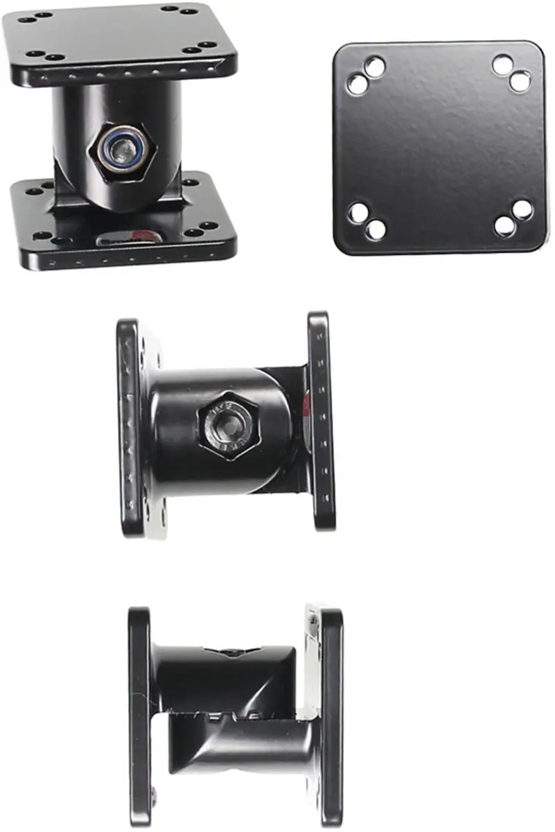 Pedestal Mount 2 L:48mm Mounting plate:50x50mm Black"