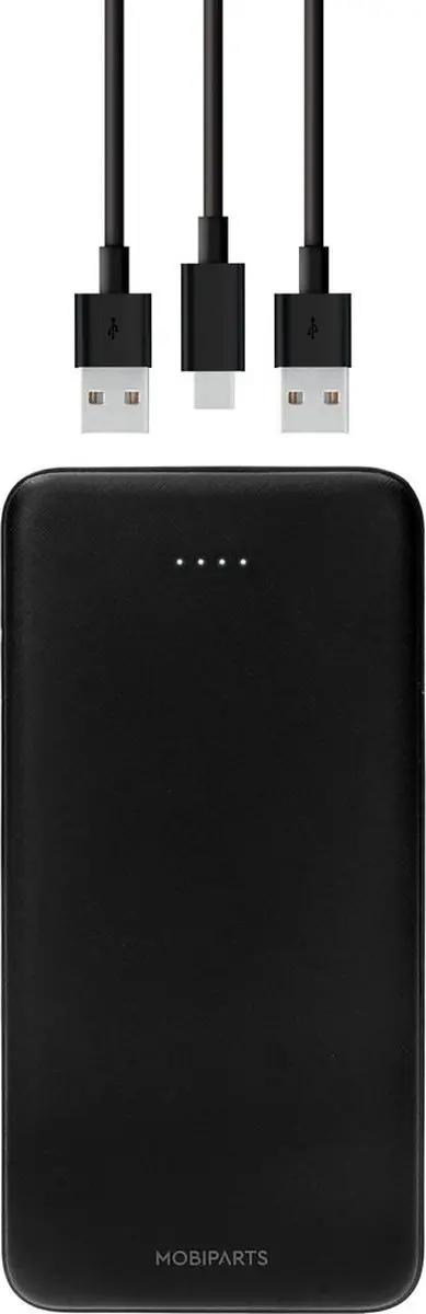 Mobiparts EP-PB258 Powerbank 10.000mAh - Zwart - afbeelding 5 van 6