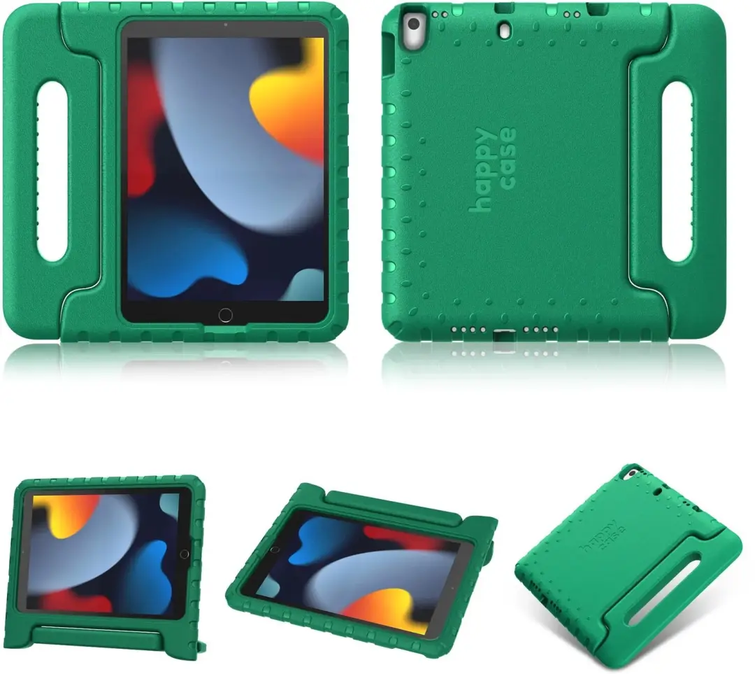 HappyCase iPad 10.2/10.9 Kinderhoes - Donker Groen - afbeelding 5 van 6