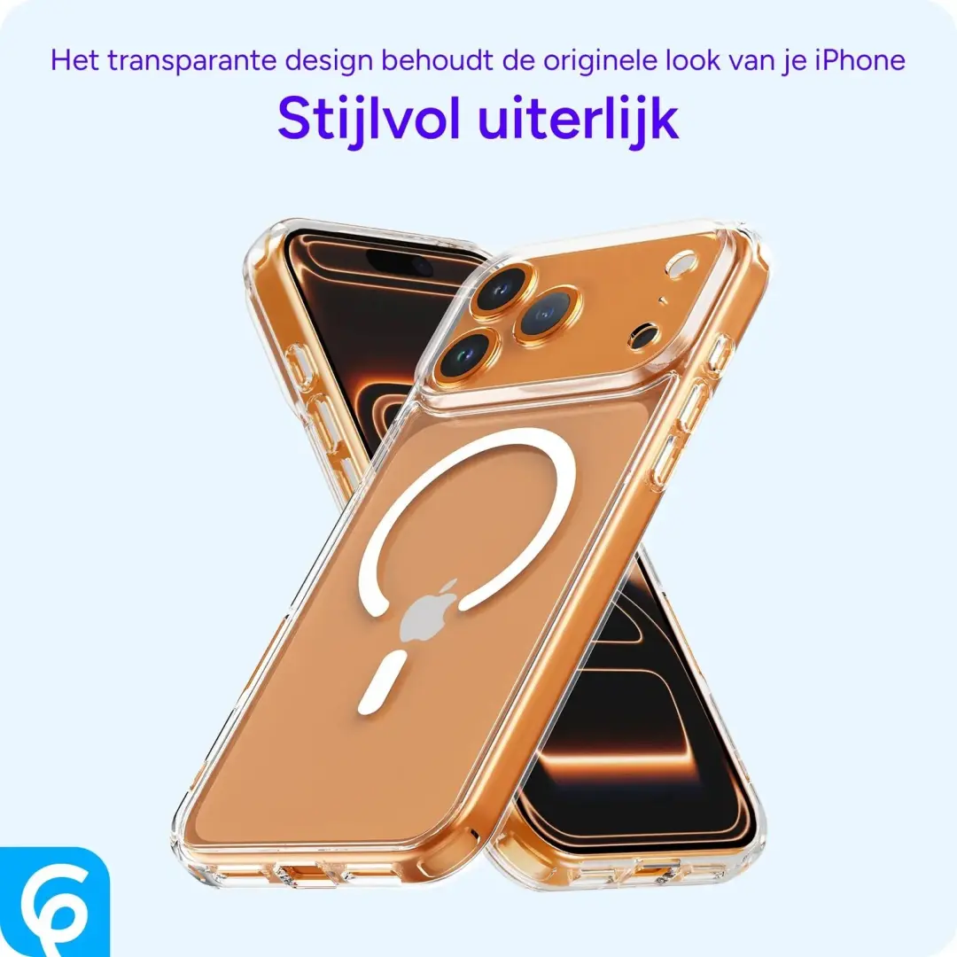 Apple iPhone 18 Pro MagSafe Hoesje - Transparant - afbeelding 2 van 6
