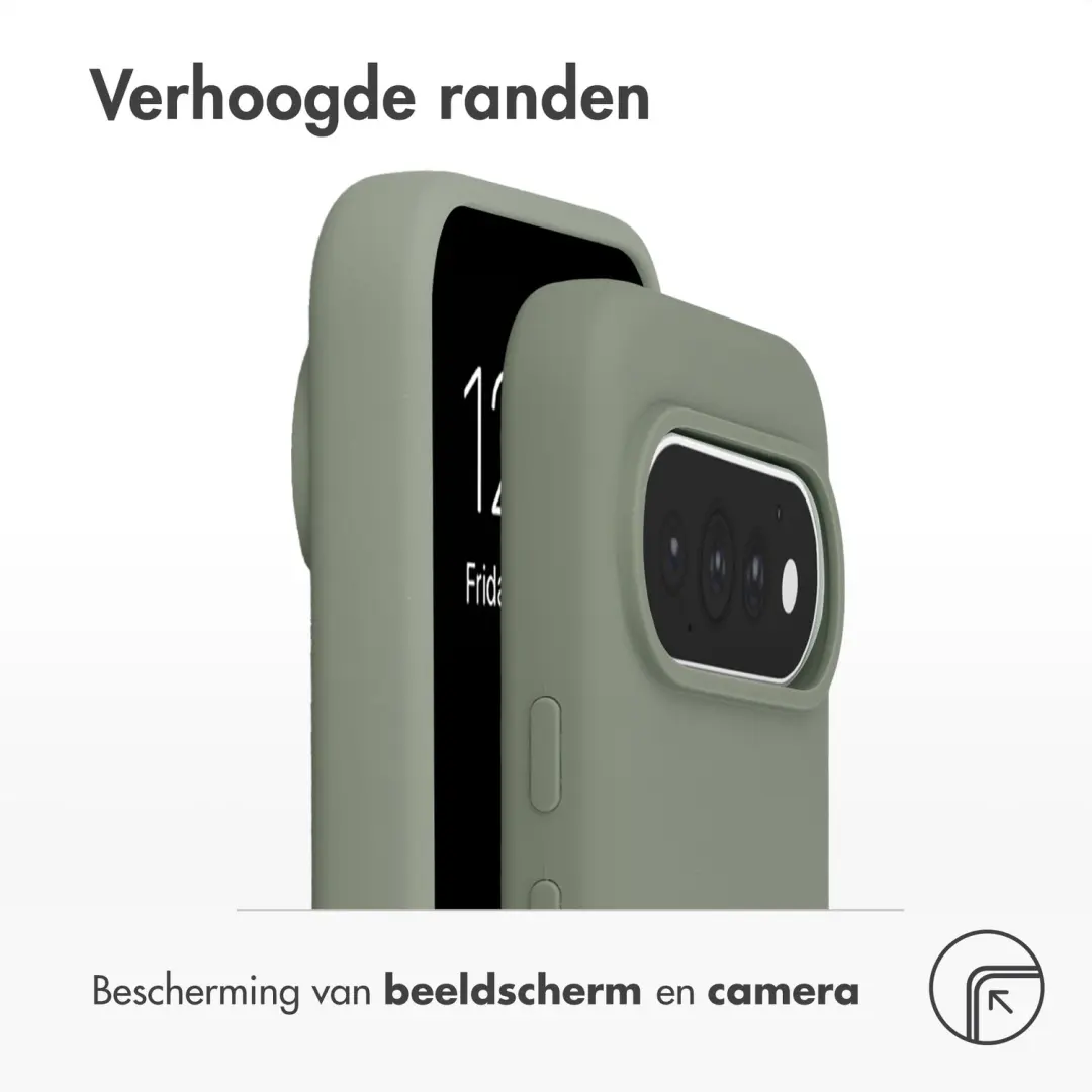 Accezz Liquid Silicone Backcover MagSafe - Google Pixel 10/11 - Cooper Green - afbeelding 5 van 6