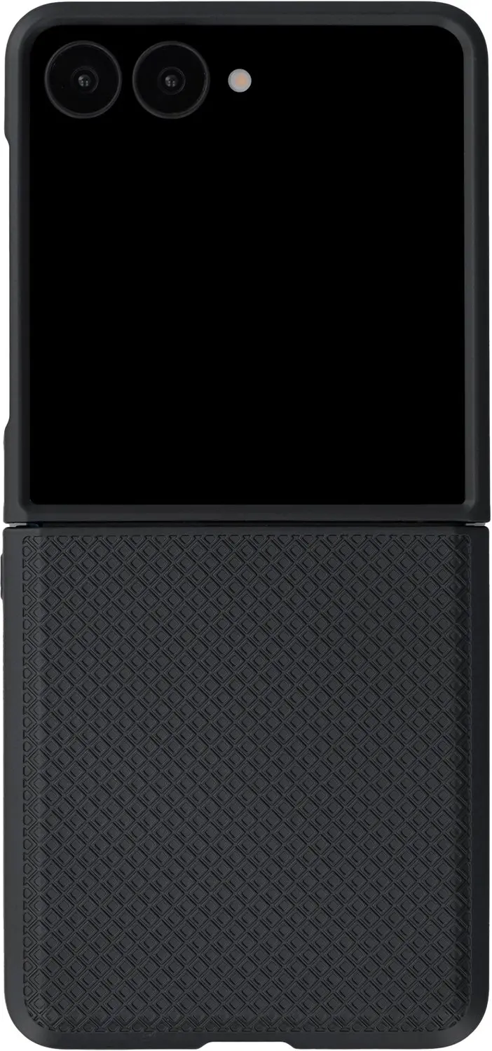 Accezz Grid Backcover Zwart voor Samsung Galaxy Z Flip8