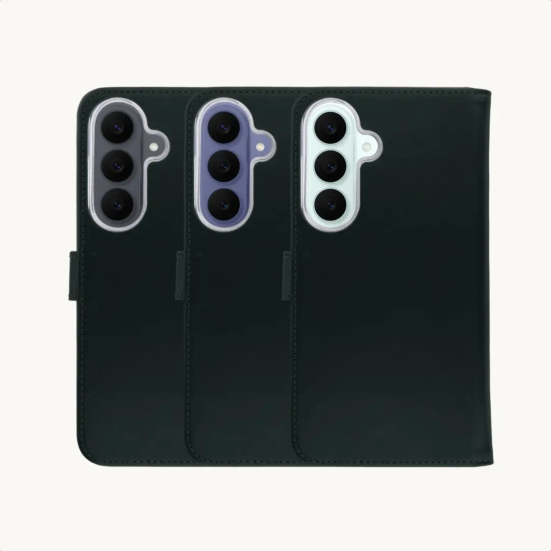 Selencia Bookcase Hoesje Groen - Samsung Galaxy S26 FE - afbeelding 5 van 6