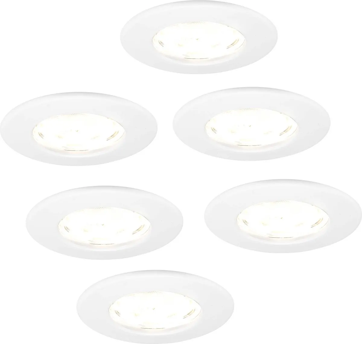 Ledvion 6X LED Inbouwspot 5W 2700K