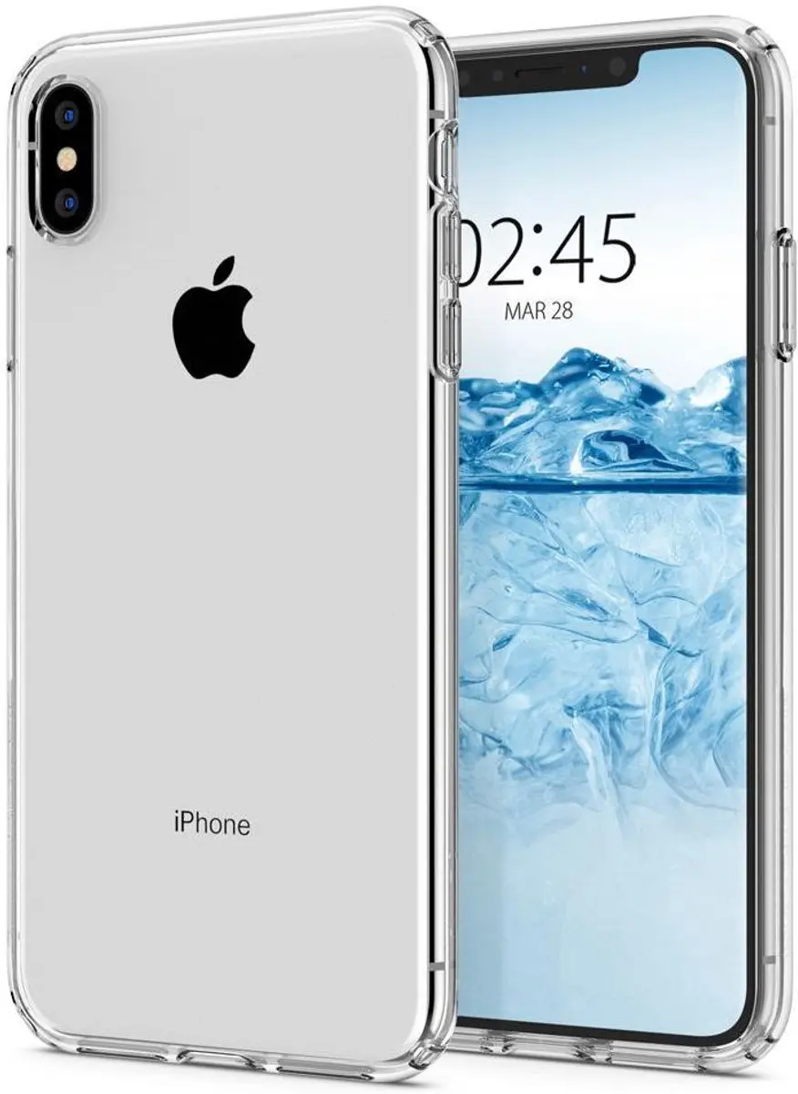 Spigen Liquid Crystal Apple iPhone XS Max Hoesje Crystal Clear