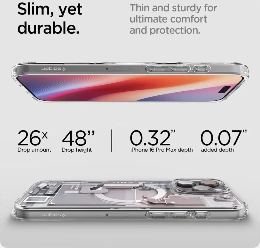 Spigen Ultra Hybrid MagFit Zero One Wit - iPhone 16 Pro Max - afbeelding 6 van 6