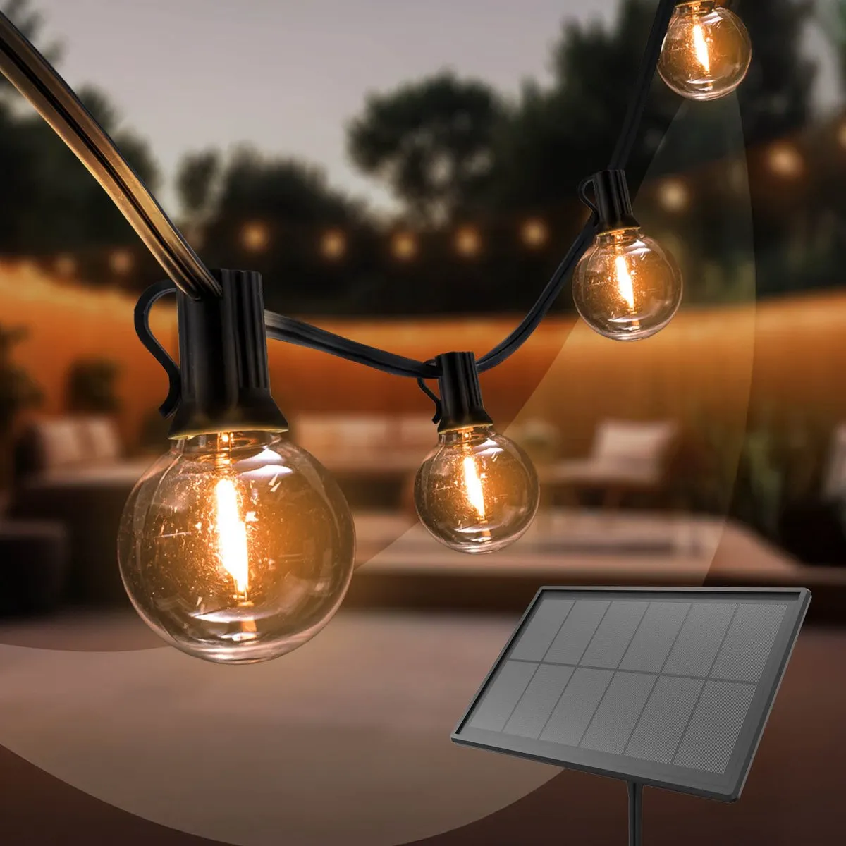 LEDVION Lichtsnoer Solar 42m