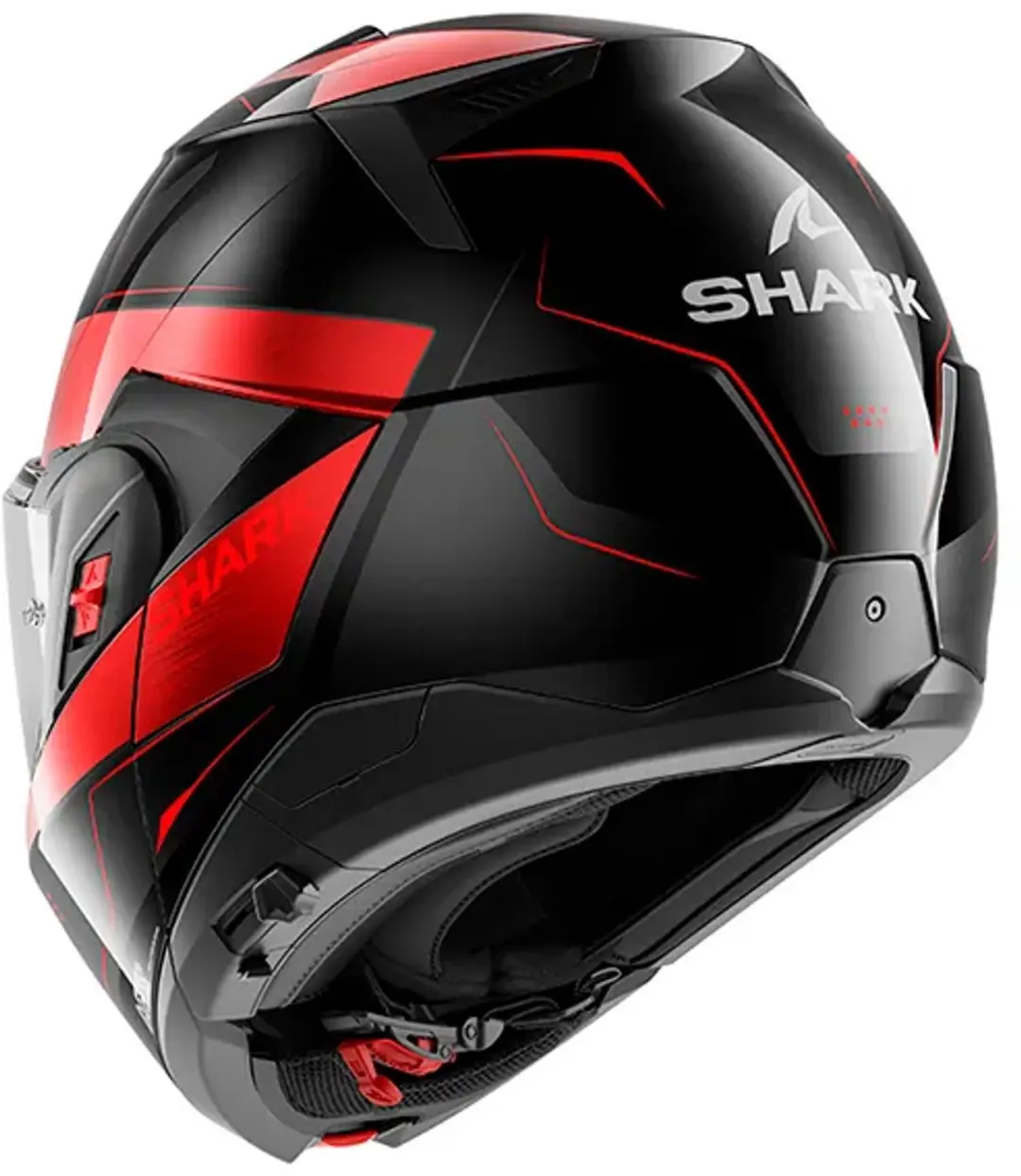 Shark OXO Mekarium Modulaire Helm - M - Black/Chr/Red - afbeelding 2 van 6
