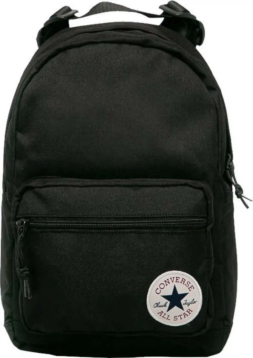 Converse Go 2 Logo Backpack 10020538-A01, Unisex, Zwart, rugzakken