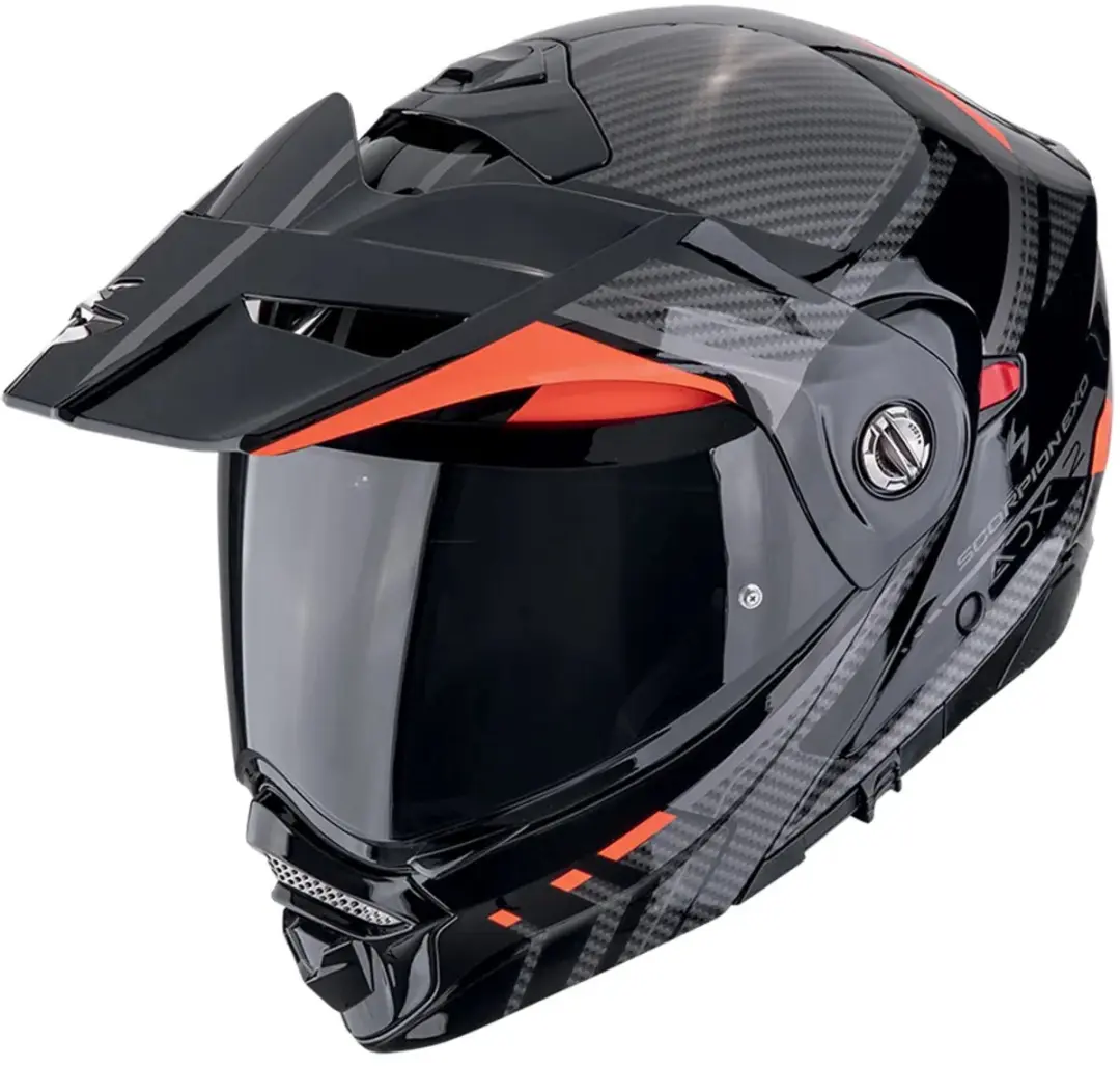 Scorpion ADX-2 Lewis Systeemhelm - Maat XL - Zwart/Rood - afbeelding 2 van 2