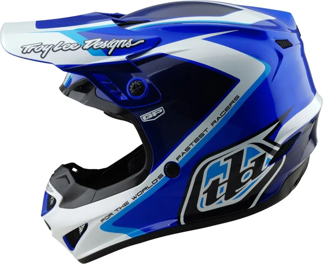 Troy Lee Designs GP Shutter Motorcrosshelm S - Blauw - afbeelding 6 van 6