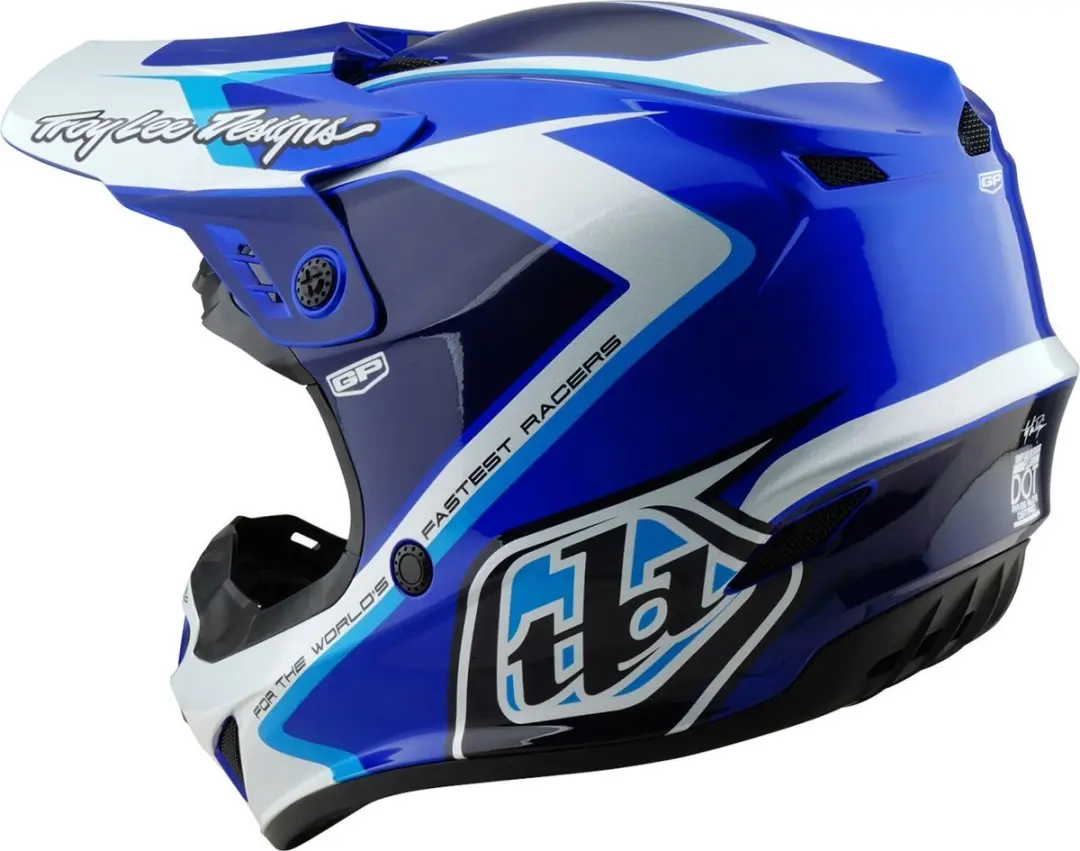 Troy Lee Designs GP Shutter Motorcrosshelm S - Blauw - afbeelding 4 van 6