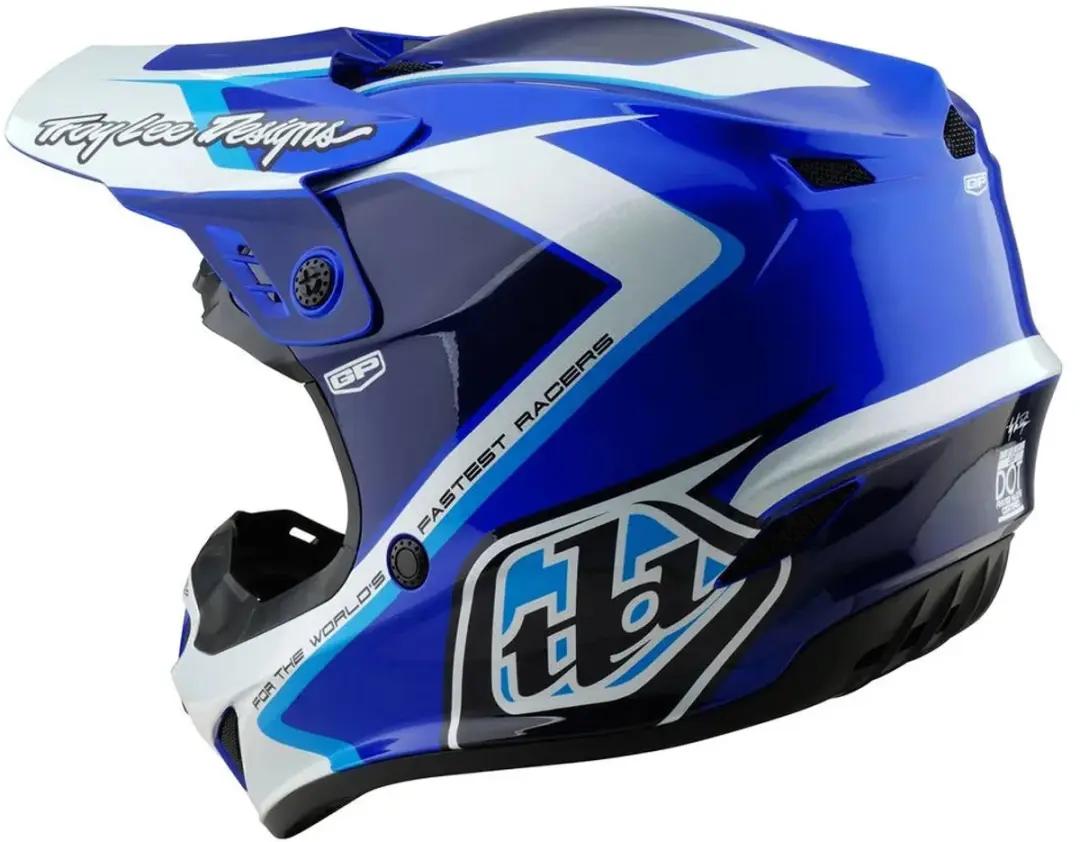 Troy Lee Designs GP Shutter Motorcrosshelm S - Blauw - afbeelding 2 van 6
