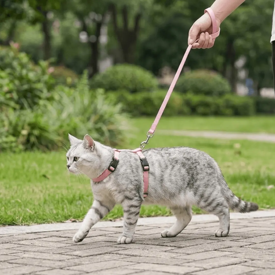 Nobleza Kattentuigje Roze - afbeelding 5 van 6