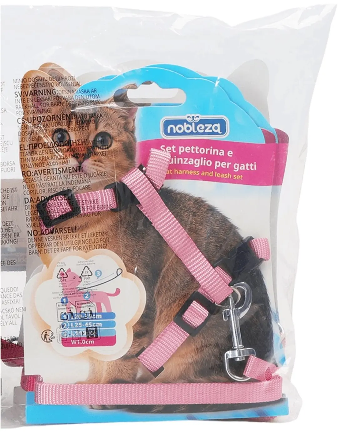 Nobleza Kattentuigje Roze - afbeelding 6 van 6