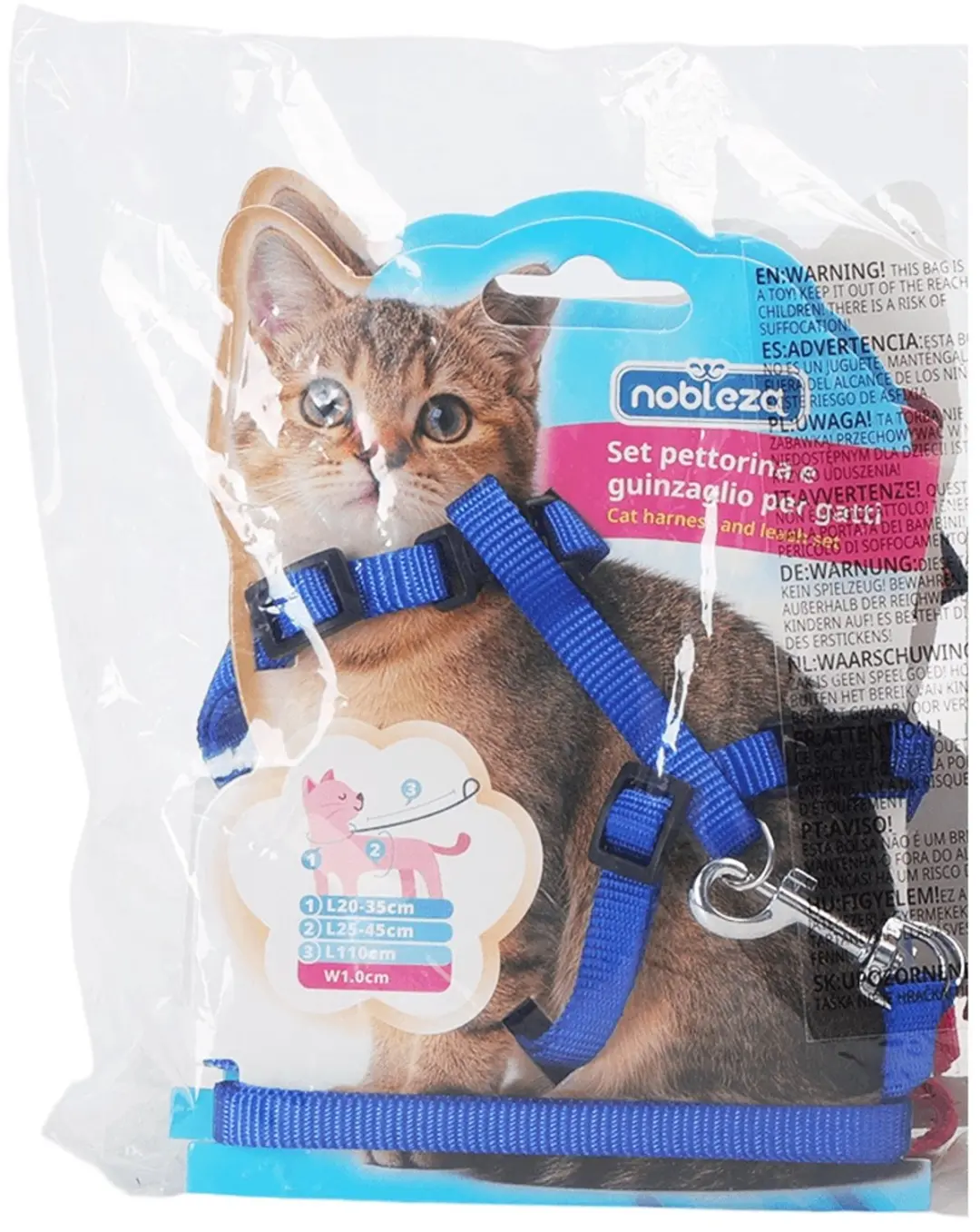 Nobleza Kattentuigje Blauw - afbeelding 3 van 4