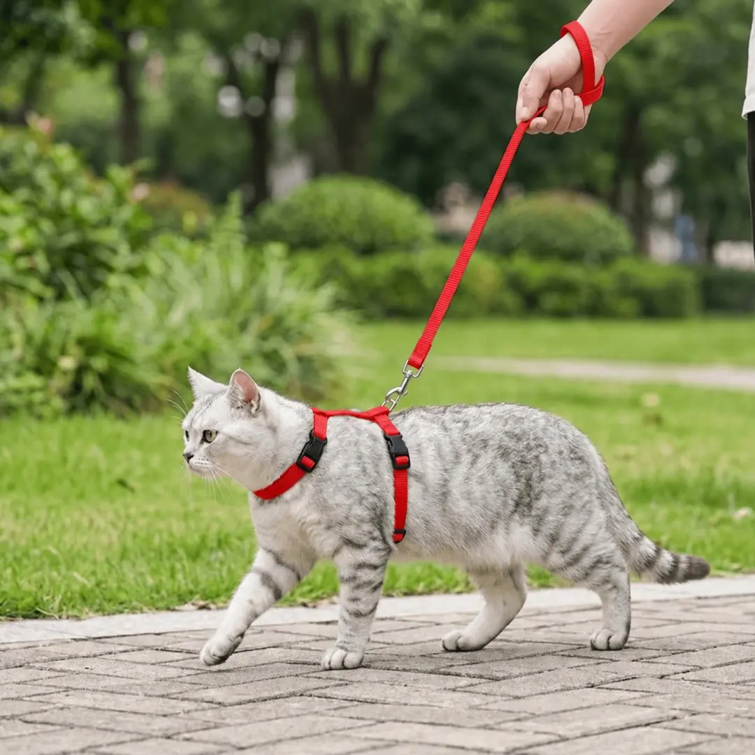 Nobleza Kattentuigje Rood - afbeelding 2 van 4