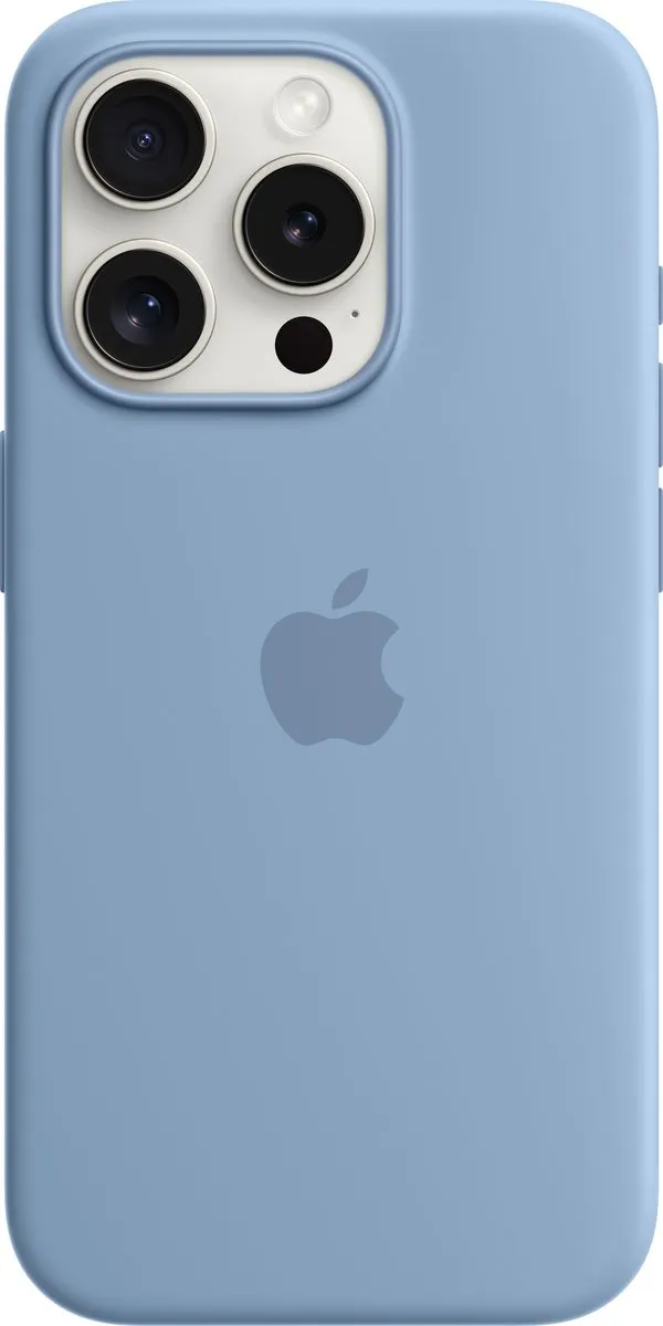 Apple iPhone 15 Pro Siliconenhoesje MT1L3ZM/A - Winter Blue