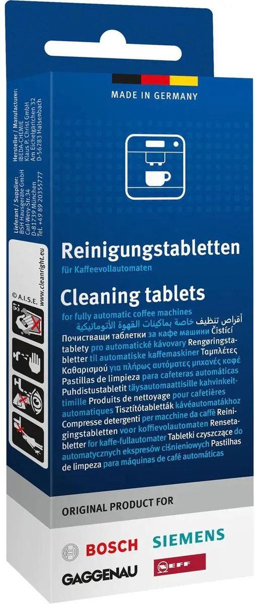Bosch Siemens TZ60001 Reinigingstabletten