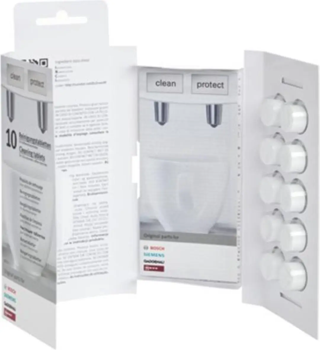 Bosch Siemens TZ60001 Reinigingstabletten - 10 Stuks - afbeelding 2 van 3