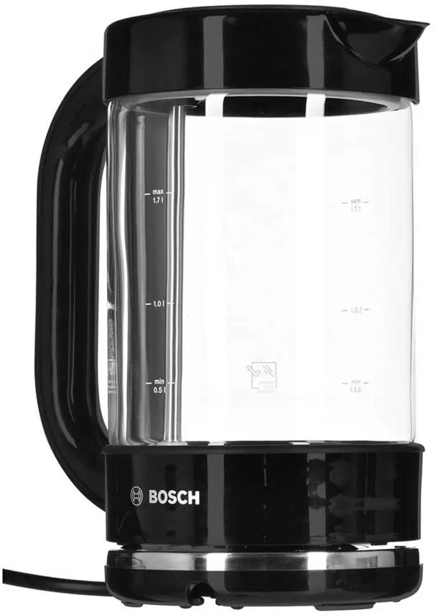 Bosch TWK70B03 Waterkoker 1,7L - 2400W Zwart - afbeelding 4 van 6