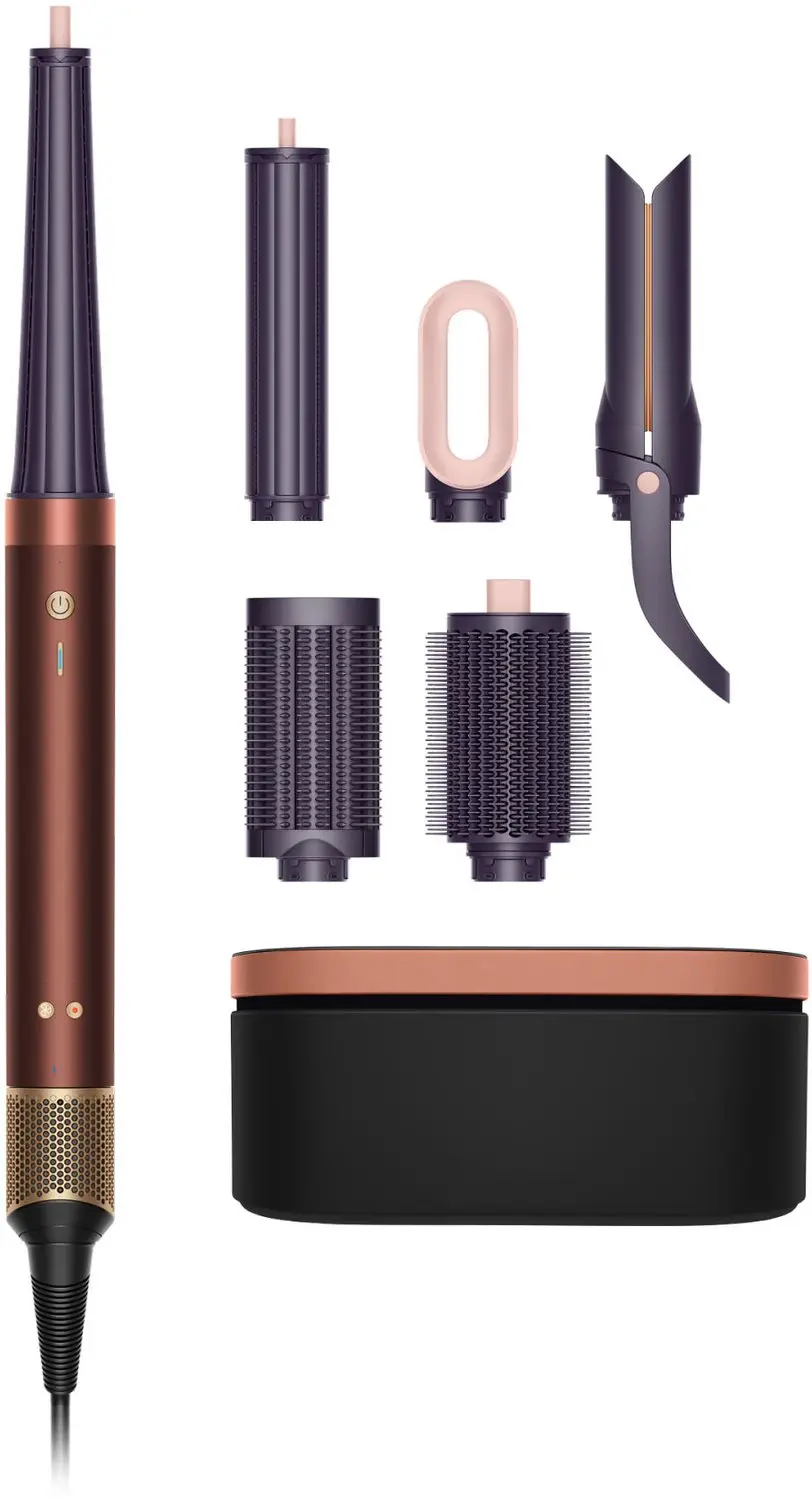 Dyson Airwrap Coanda 2x Straight + Waivy - Haarstyling - Multistyler en föhn - Plum Copper