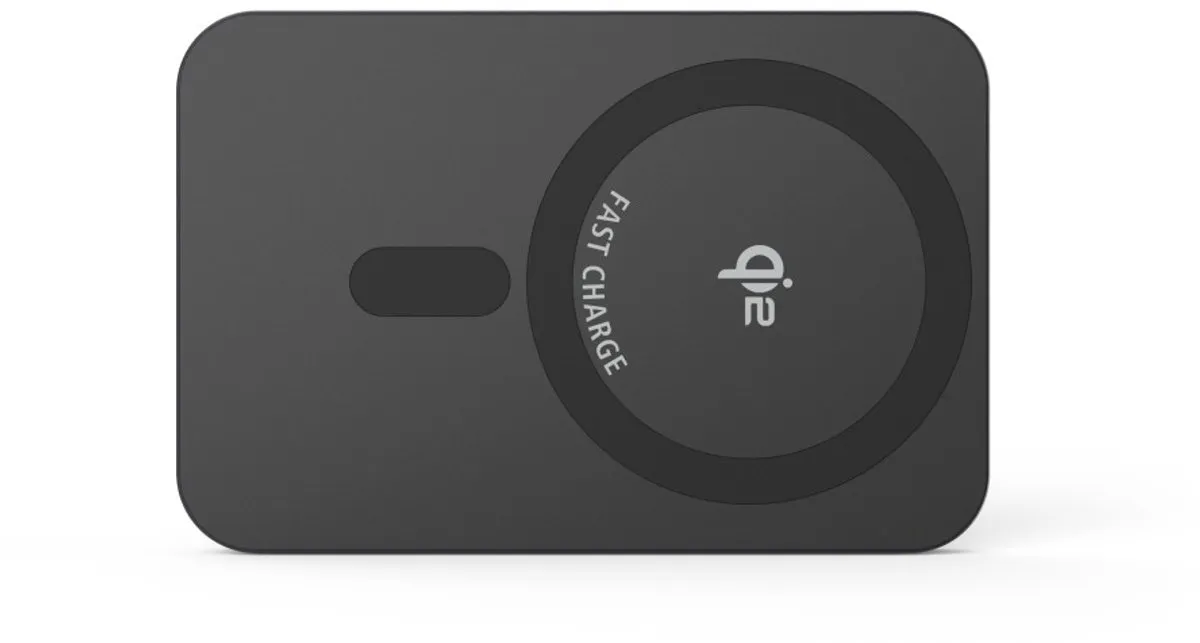 Hama Powerbank 10000mAh Qi2 - Antraciet