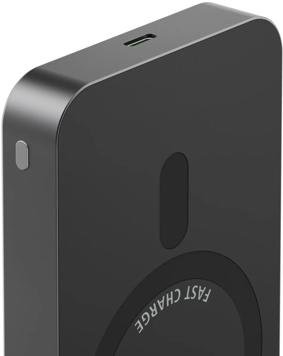 Hama Powerbank 10000mAh Qi2 - Antraciet