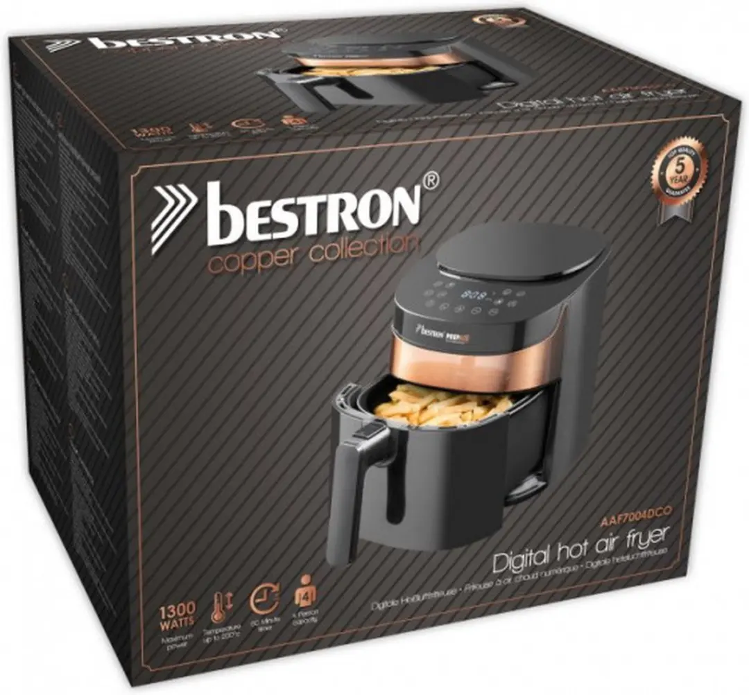 Bestron AAF300 Heteluchtfriteuse - 900W - 500g - afbeelding 3 van 6