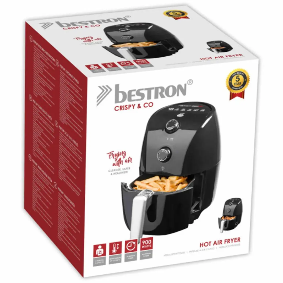 Bestron AAF300 Heteluchtfriteuse - 900W - 500g - afbeelding 2 van 6
